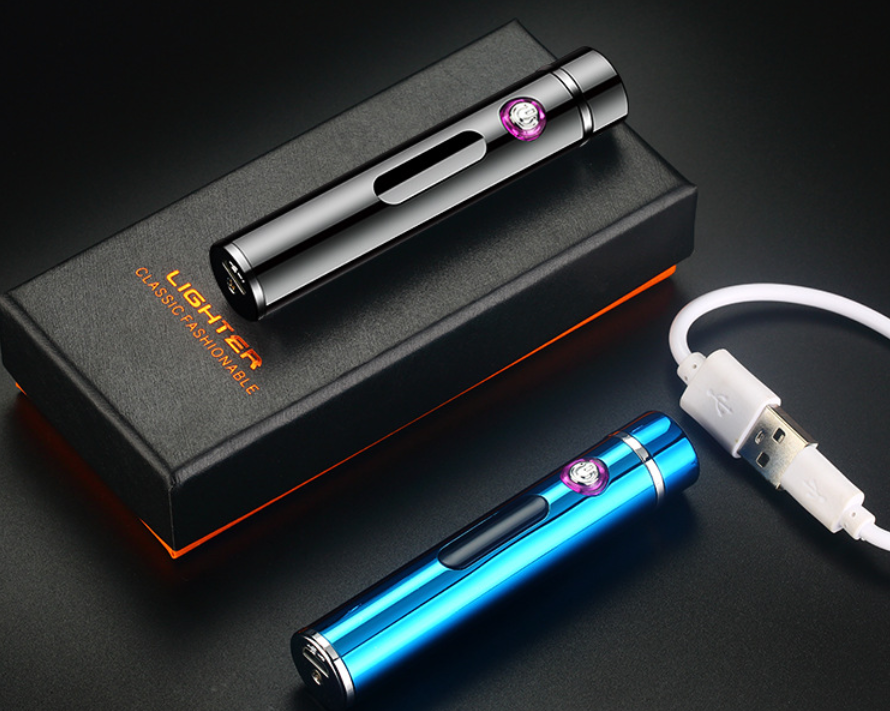 Windproof Dual Arc Plasma Rechargeable USB Lighter