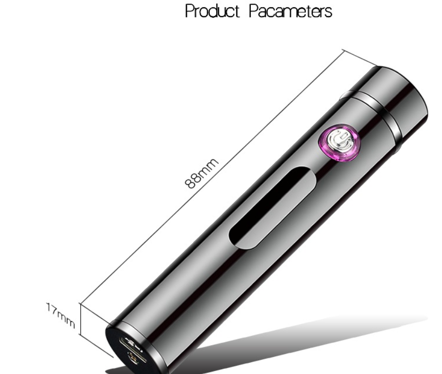 Windproof Dual Arc Plasma Rechargeable USB Lighter