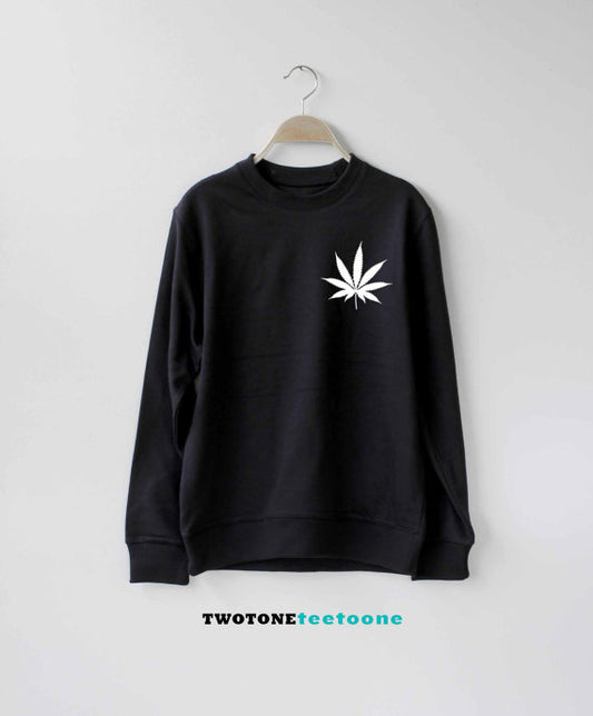 Marijuana Leaf Sweatshirt