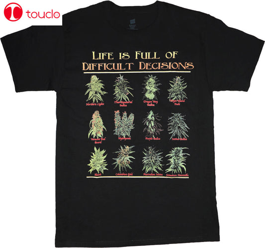 Pot Strains Cannabis Sativa Dank Kind Bud T-Shirt