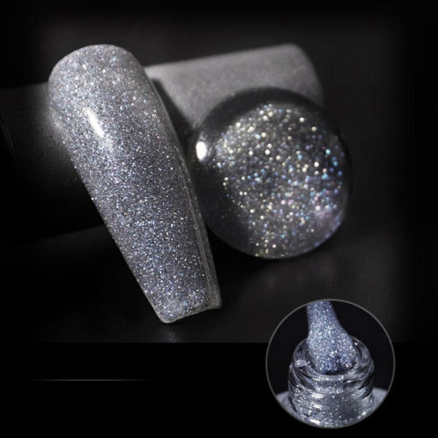 CONTIGO Glitter Crushed Diamond Gel Nail Polish UV LED