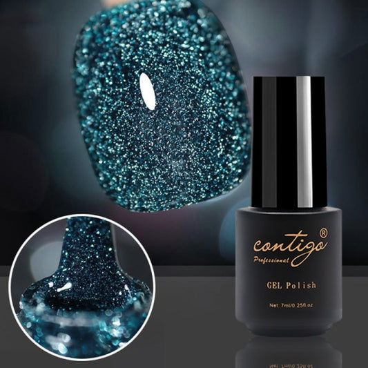 CONTIGO Glitter Crushed Diamond Gel Nail Polish UV LED