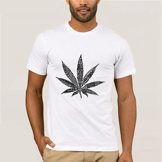 Los Angeles Pop Art Marijuana Leaf T-Shirt